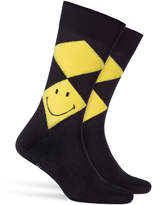 Thumbnail for your product : Burlington Argyle Smiley Socks
