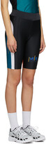 Thumbnail for your product : Martine Rose SSENSE Exclusive Black & Green Cycling Shorts