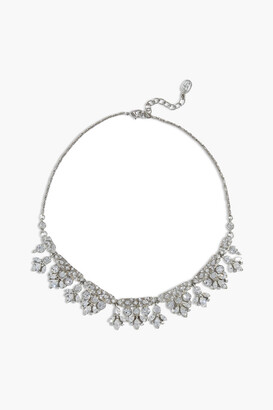 Ben-Amun Silver-tone crystal necklace