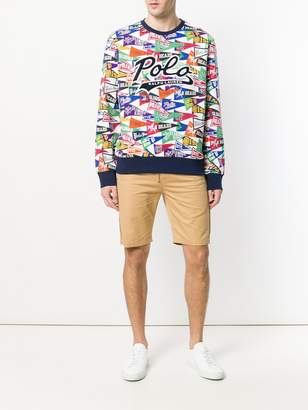 Polo Ralph Lauren all-over logo sweatshirt