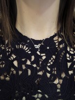 Thumbnail for your product : Dinh Van Full Diamond Menottes R8 Necklace - White Gold