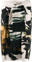 Thumbnail for your product : Sara Roka Vea tie-front skirt