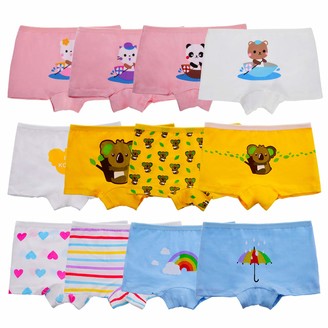 Children Series Comfy Cotton Baby Underwear Little Girls Assorted