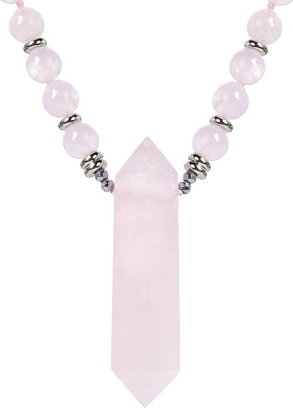 Rose Quartz Jewellery & Necklaces | Rose Quartz Necklace | LUXE TONES