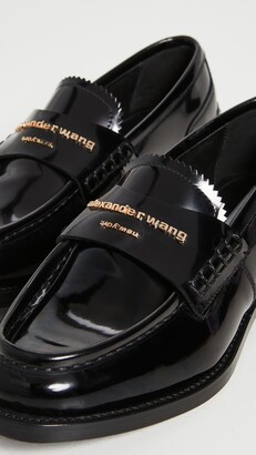 Alexander Wang Carter Logo Letters Loafers - ShopStyle