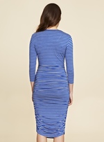 Thumbnail for your product : Isabella Oliver Dawson Stripe Maternity Dress