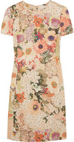 Thumbnail for your product : Tory Burch Kaley floral-print slub faille dress