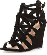 Thumbnail for your product : Tory Burch Emerson Cutout Suede Wedge