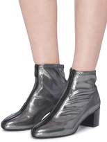 Thumbnail for your product : Stella Luna Turnlock zip metallic ankle boots