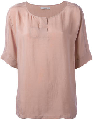 Humanoid short-sleeve blouse