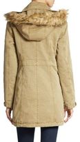 Thumbnail for your product : GUESS Hooded Military Peacoat