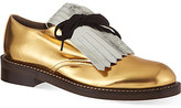 Thumbnail for your product : Marni On the Fringe leather Derby shoes