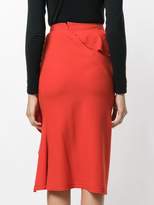 Thumbnail for your product : Givenchy asymmetric draped panel skirt
