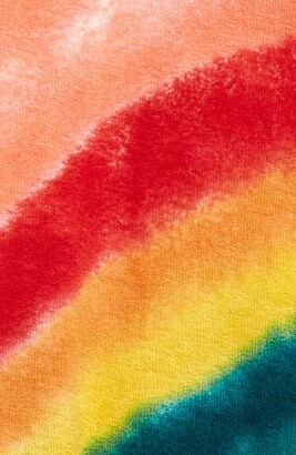 Acne Studios Kids' Mini Fairview Rainbow Face Patch Cotton Sweatshirt