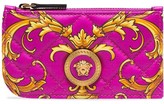 Thumbnail for your product : Versace Icon Baroque quilted leather card holder