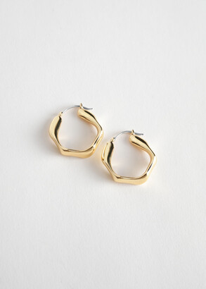 And other stories Wavy Hoop Earrings