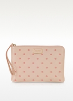 Thumbnail for your product : Marc Jacobs Flat Leather Pouch w/Polkadot Beads