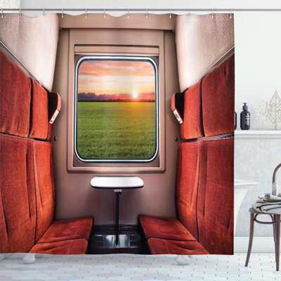 East Urban Home Nature Shower Curtain Set + Hooks