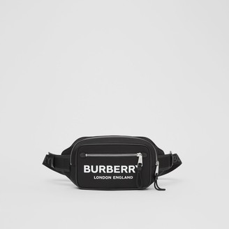 Burberry Logo Print Nylon Bum Bag - ShopStyle