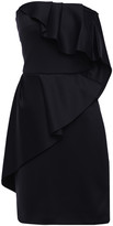 Thumbnail for your product : Lanvin Strapless Draped Scuba Mini Dress