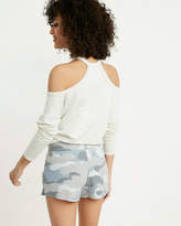 Thumbnail for your product : Express One Eleven Camouflage Brushed Shorts