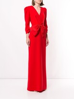 Thumbnail for your product : Sachin + Babi Chelsea bow front gown