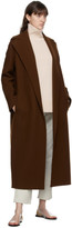 Thumbnail for your product : The Row Brown Malika Coat