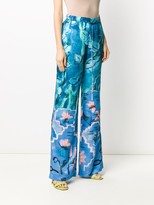 Thumbnail for your product : Peter Pilotto Drawstring-Waist Wide-Leg Trousers