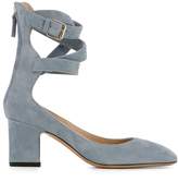 Thumbnail for your product : Valentino Light Blue Suede Pump