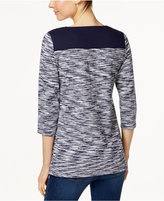 Thumbnail for your product : Charter Club Petite Space-Dyed Top, Only at Macy's