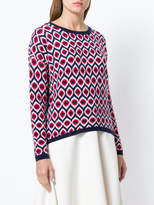 Thumbnail for your product : Allude geometric pattern jumper