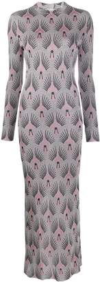 Paco Rabanne jacquard-knit fitted dress
