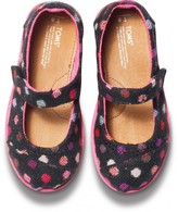 Thumbnail for your product : Toms Pink wool dot tiny mary janes