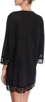 Thumbnail for your product : La Blanca Embroidered-Inset Tunic Coverup