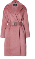 Thumbnail for your product : Ferragamo Lama-Wool Oversized Coat in Blush Gr. 34