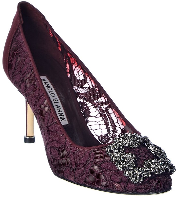 Manolo Blahnik Purple Women's Shoes | Shop the world's largest 