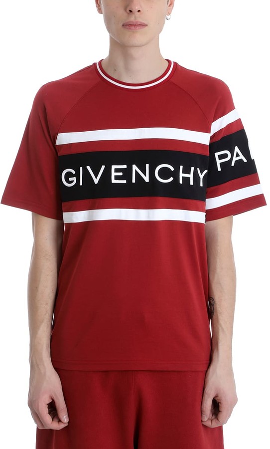 Givenchy Red Cotton T-shirt - ShopStyle