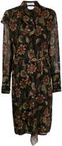 Thumbnail for your product : Ferragamo silk crepe printed dress