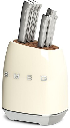 Smeg 6-Piece Stainless Steel Knife Set - Cream - ShopStyle