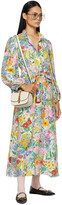 Thumbnail for your product : Gucci White Ken Scott Edition Silk Print Dress