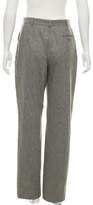 Thumbnail for your product : Malo Wool High-Rise Pants