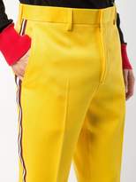 Thumbnail for your product : Calvin Klein uniform stripe trousers