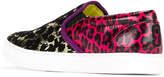 Thumbnail for your product : Marc Jacobs leopard print slip-on sneakers