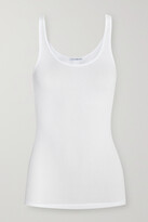 Thumbnail for your product : James Perse The Daily Ribbed Stretch-cotton Tank - White - 0