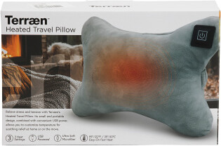 TJMAXX Usb Heated Travel Pillow For Men, Polyester