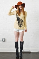 Thumbnail for your product : Lauren Moshi Amber Horse Long Sleeve Classic Thermal in Sand