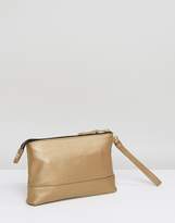 Thumbnail for your product : Knomo Leather Mini Clutch Bag With Integrated Phone Charger And Usb Cable