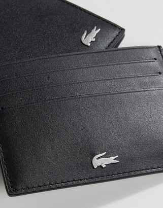 Lacoste Gift Box Wallet & Card Holder Black