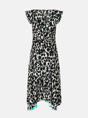 Diane von Furstenberg Dylan Reversible Tissue-Jersey Midi Dress