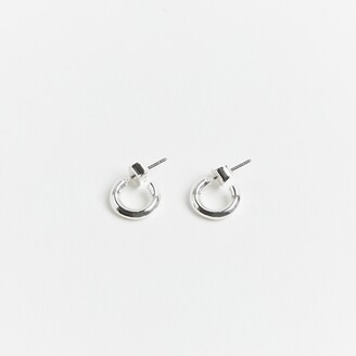 River Island Girls Silver plated hoop earrings